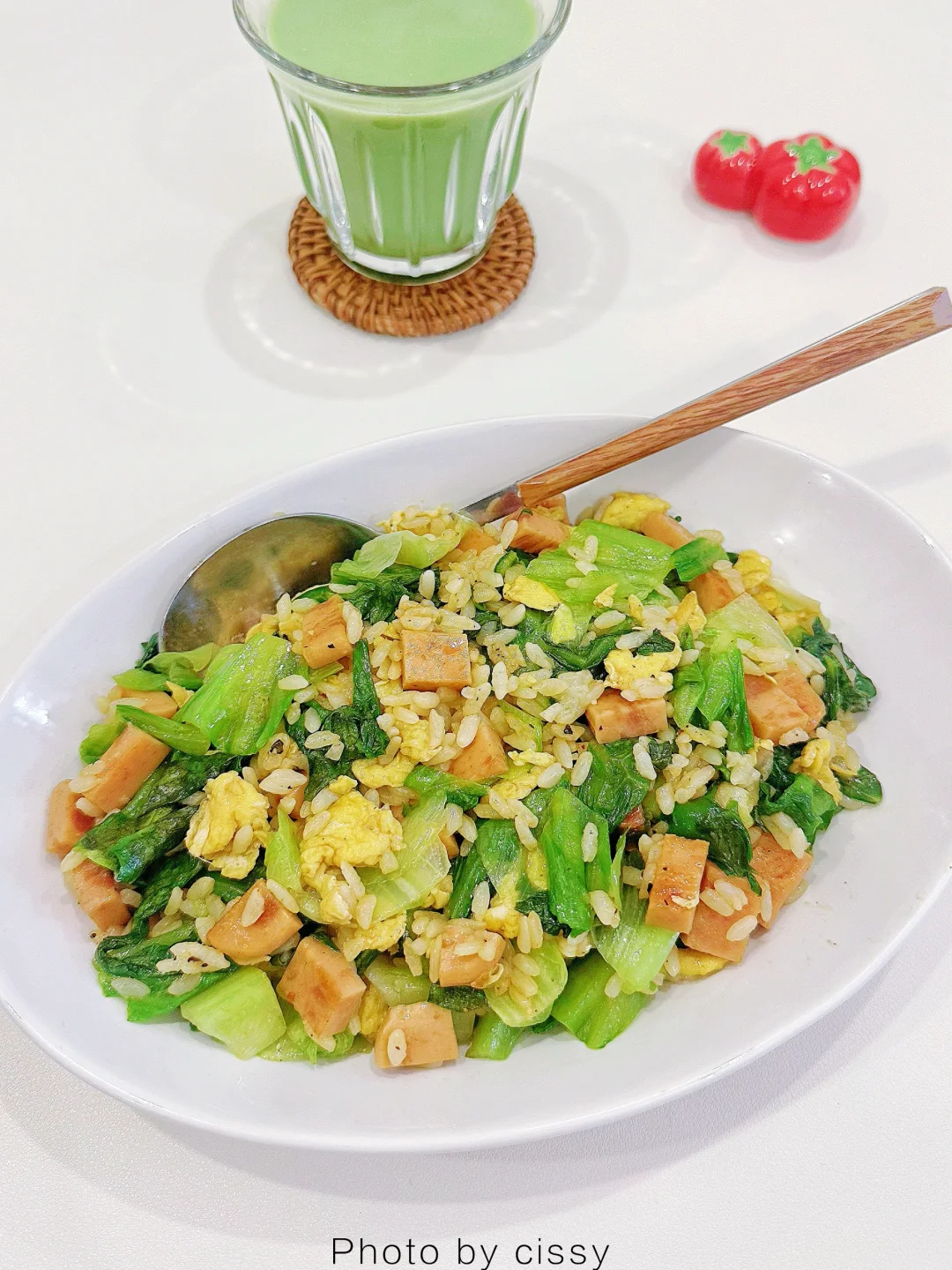 炫了这碗蔬菜多多的菜炒饭🥗