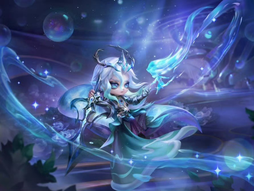 金铲铲免费领月华之子 海月神 小小佛耶戈，也是能用上神话级小小英雄了。金铲铲承诺