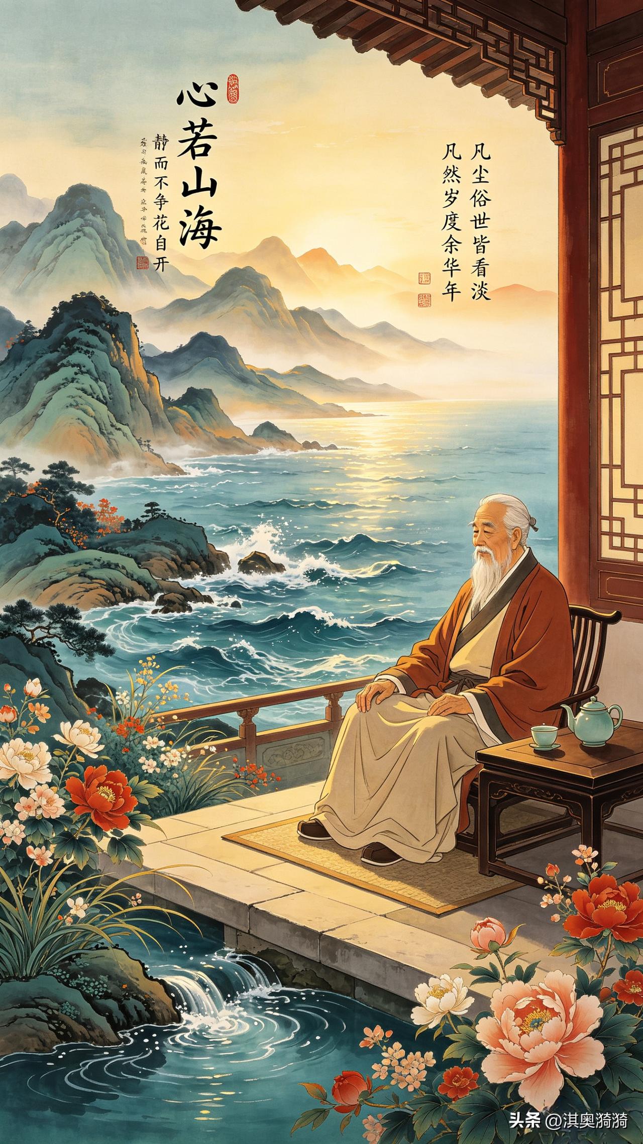 《观心鉴己赋》

人心险于山川势，厚貌深情不可量。
视其所以观所由，察其所安辨行