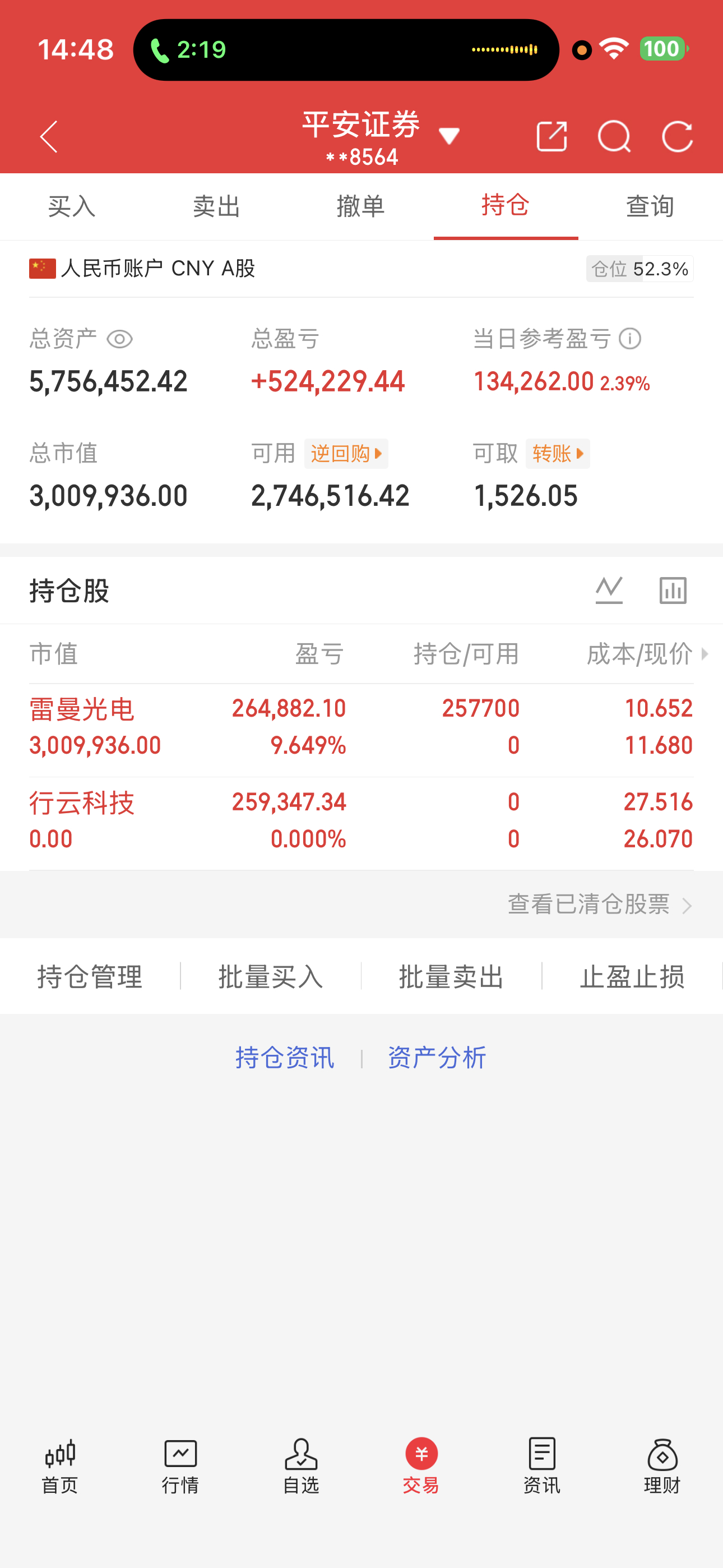 100万本金，一年努力冲刺，看看能做到多少，实盘记录，有操作不好的可以私信我今日