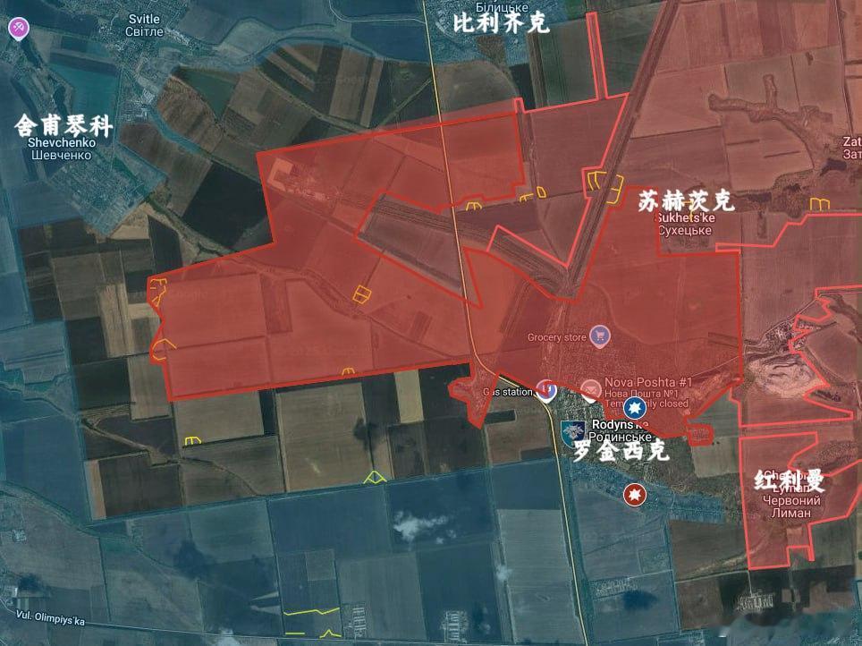 俄军控制了罗金西克一半的城区来源：The Iron Dispatch | New