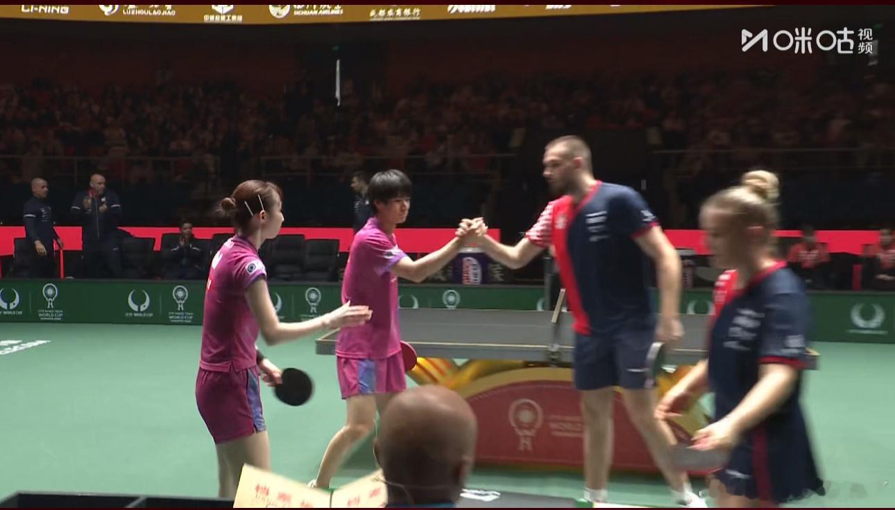 2025混合团体世界杯G2日本2-1克罗地亚早田希娜/户上隼辅2-1艾沃尔/哈拉
