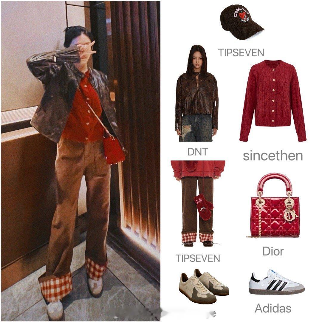 江疏影最新私服解析，除了包包都是百元单品。 ​​​