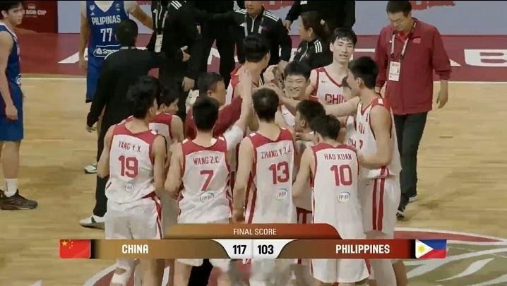 击败菲律宾U18男篮并打进本届U18男篮亚洲杯的四强，中国U18男篮锁定一个明年