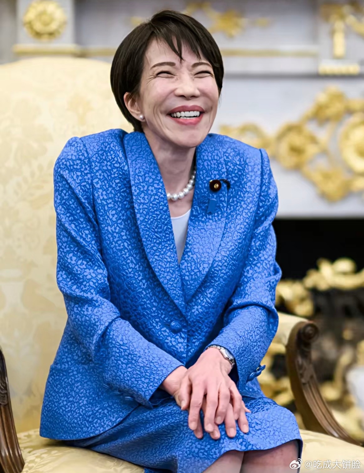 高市早苗在白宫好开心哦 