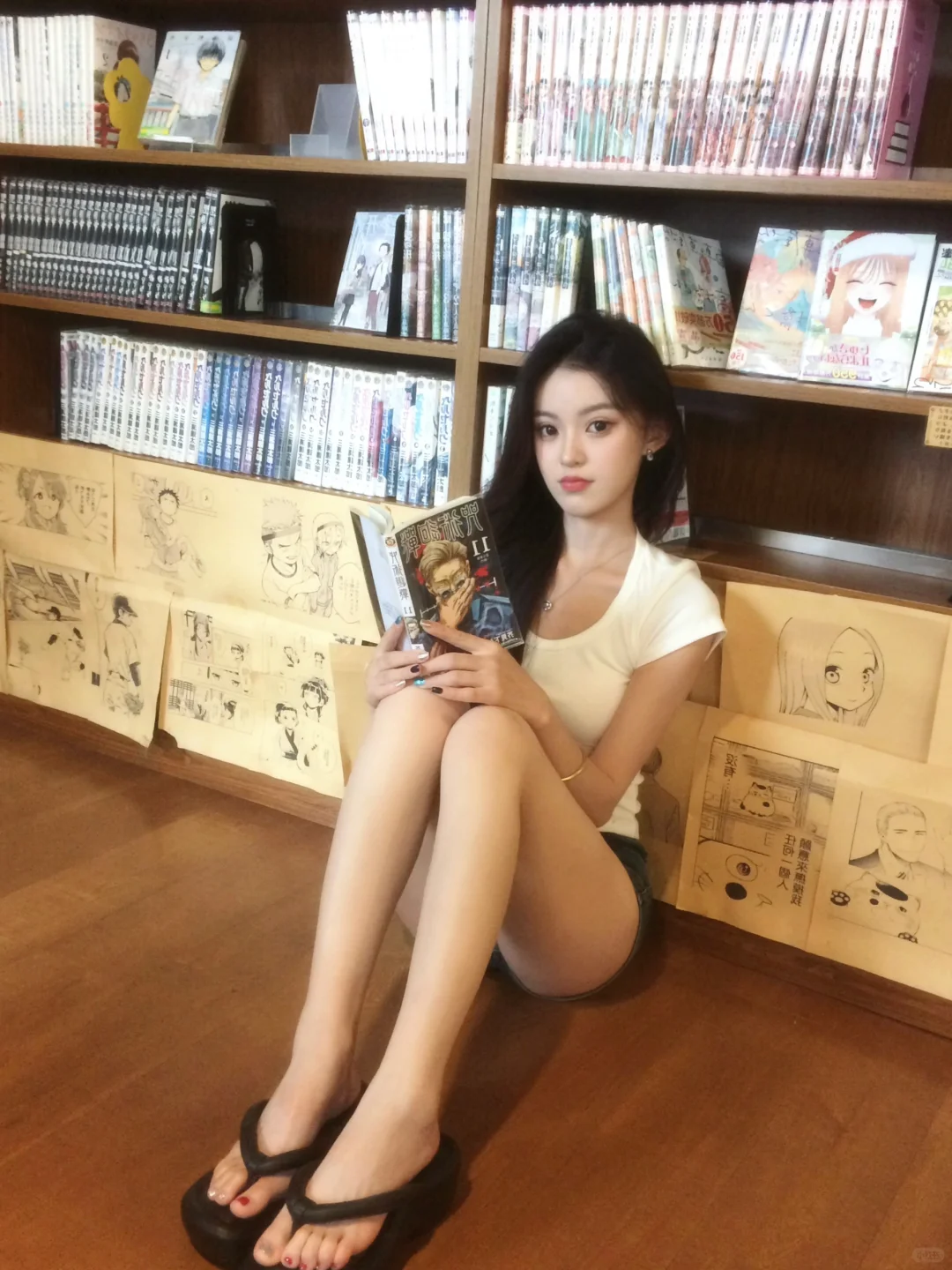 90斤 漫画书店太好拍啦