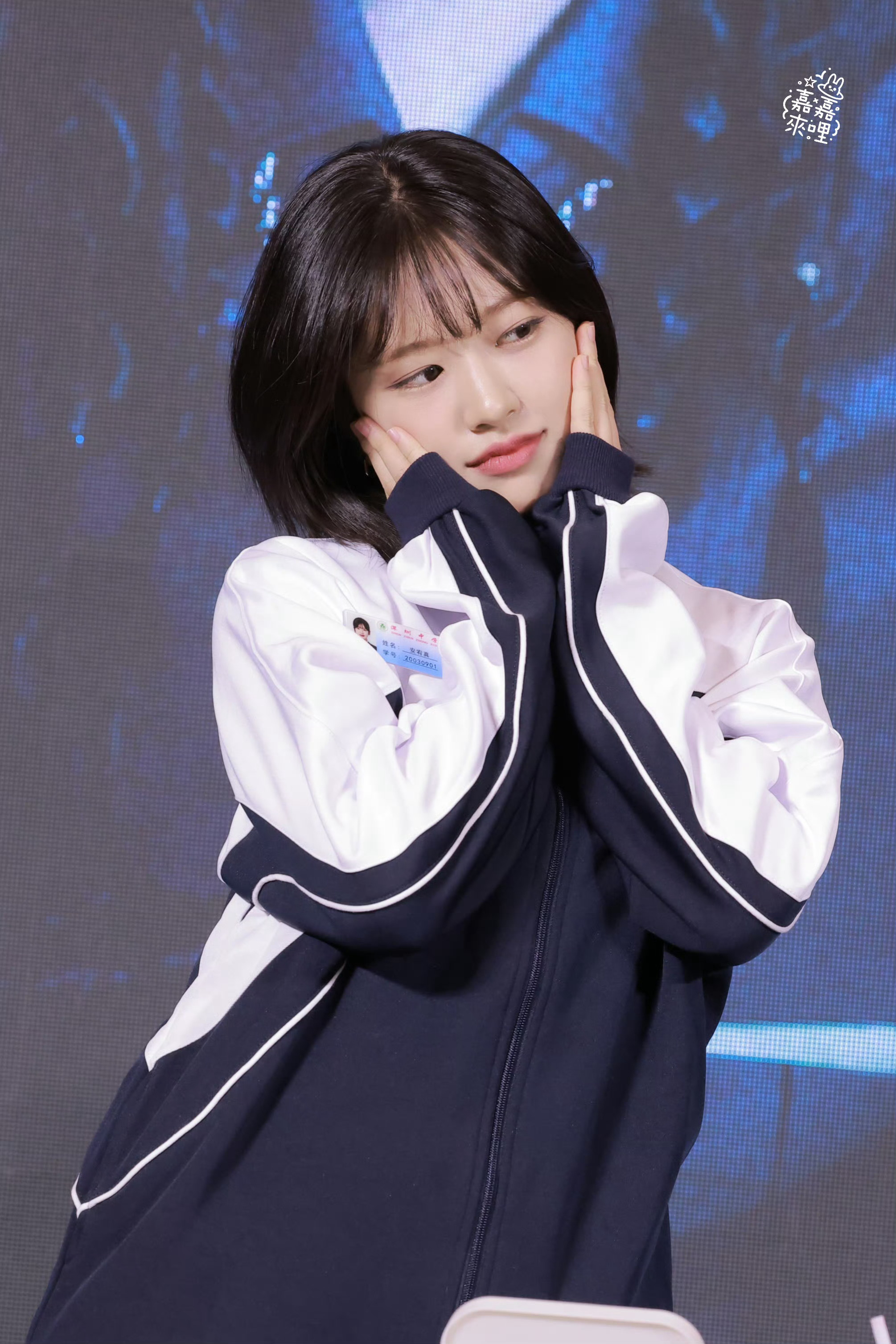 这是我的同桌——安宥真#安宥真穿中国校服# ​​​