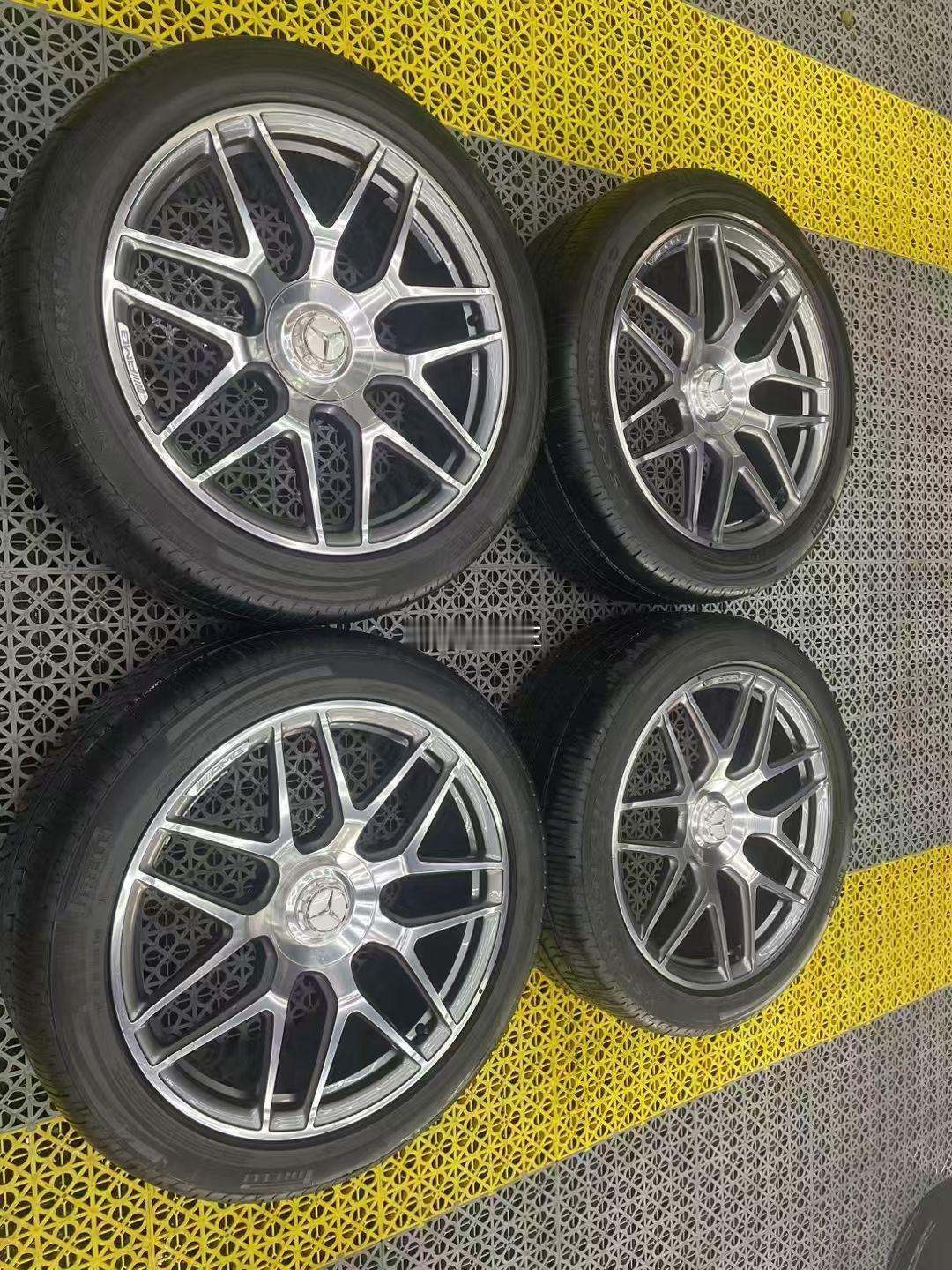 奔驰G63原厂正品22寸锻造拆车一套 ​​​