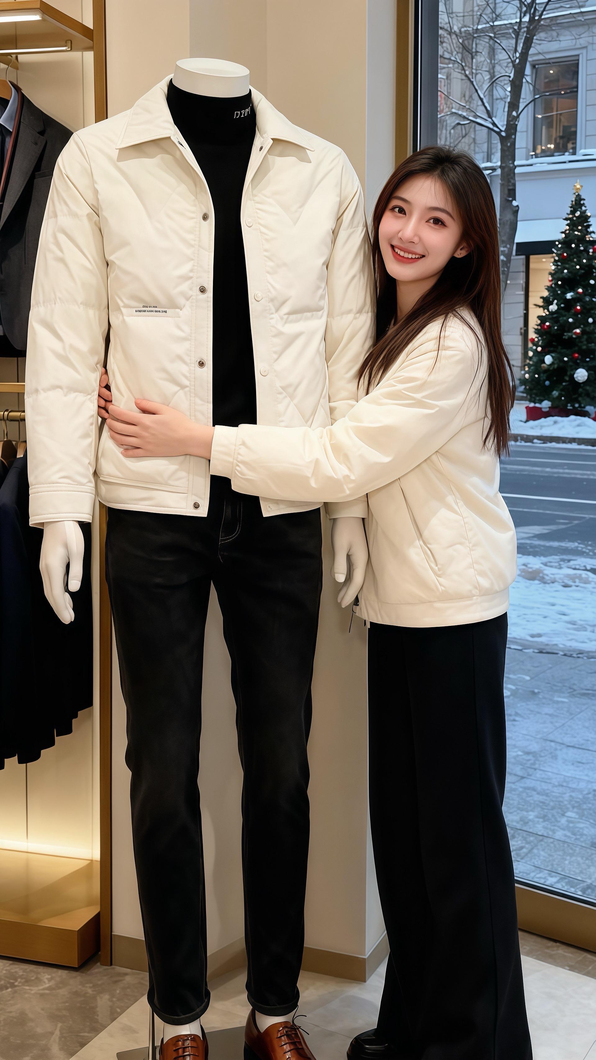 《冬雪与奶白》  初雪落满街那天，我在咖啡馆撞见她。奶白色翻领棉服衬得...