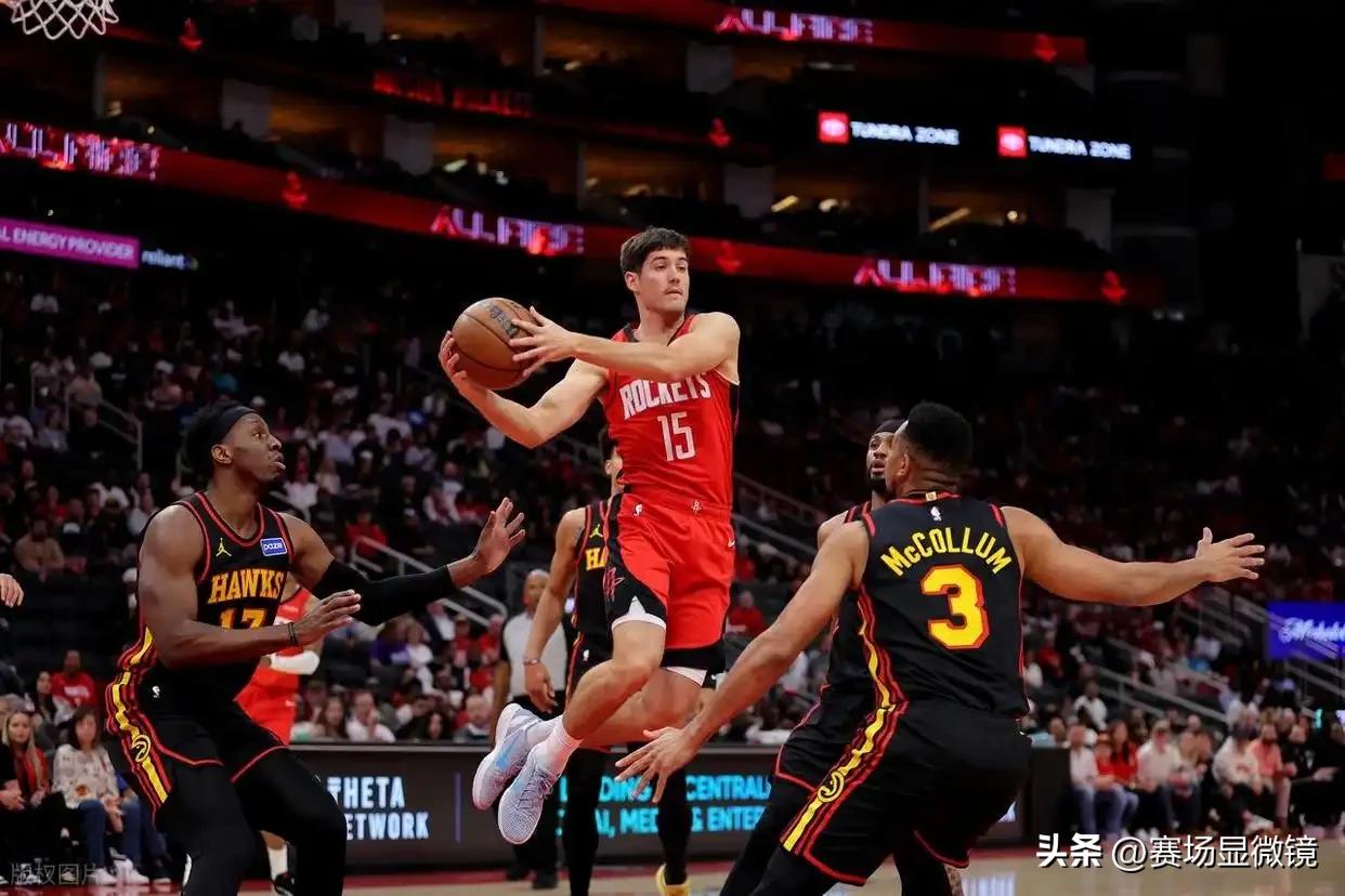 谢泼德首发即爆发，14分4记三分大胜老鹰。
火箭主场117比95轻取老鹰，收获一