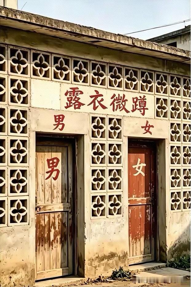 “露衣微蹲”，作为厕所的代称，堪称绝妙。首先，极为形象地描述了如厕这个行为，其次