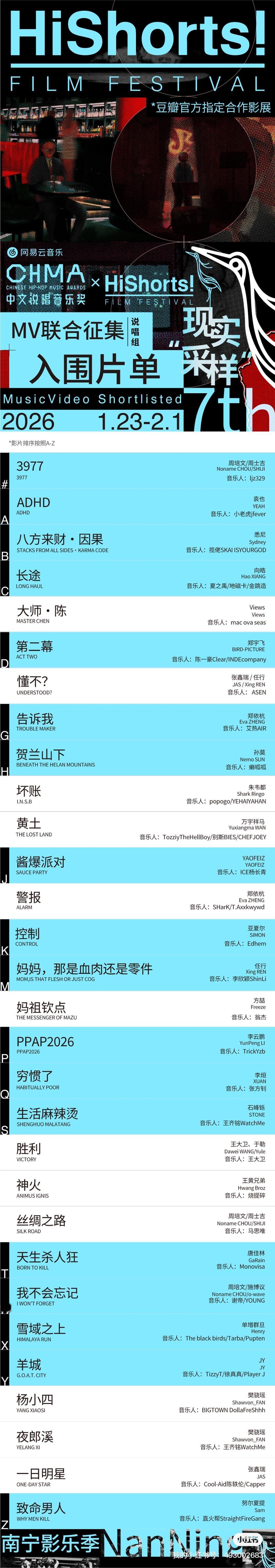 首个中文说唱短片奖来袭！《八方来财》等入围
2025年,中文说唱彻底炸了。
从《