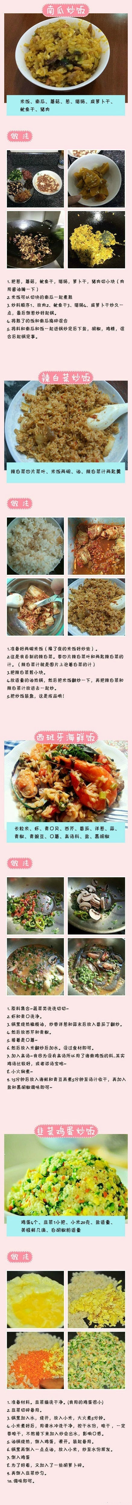 耳光炒饭，就是即使被打着耳光也不肯放下筷子，分享36种炒饭做法，让你的炒饭做出花
