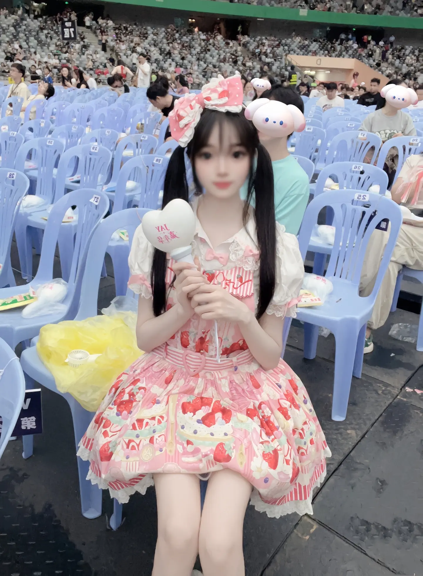 是见到周杰伦的可爱女人