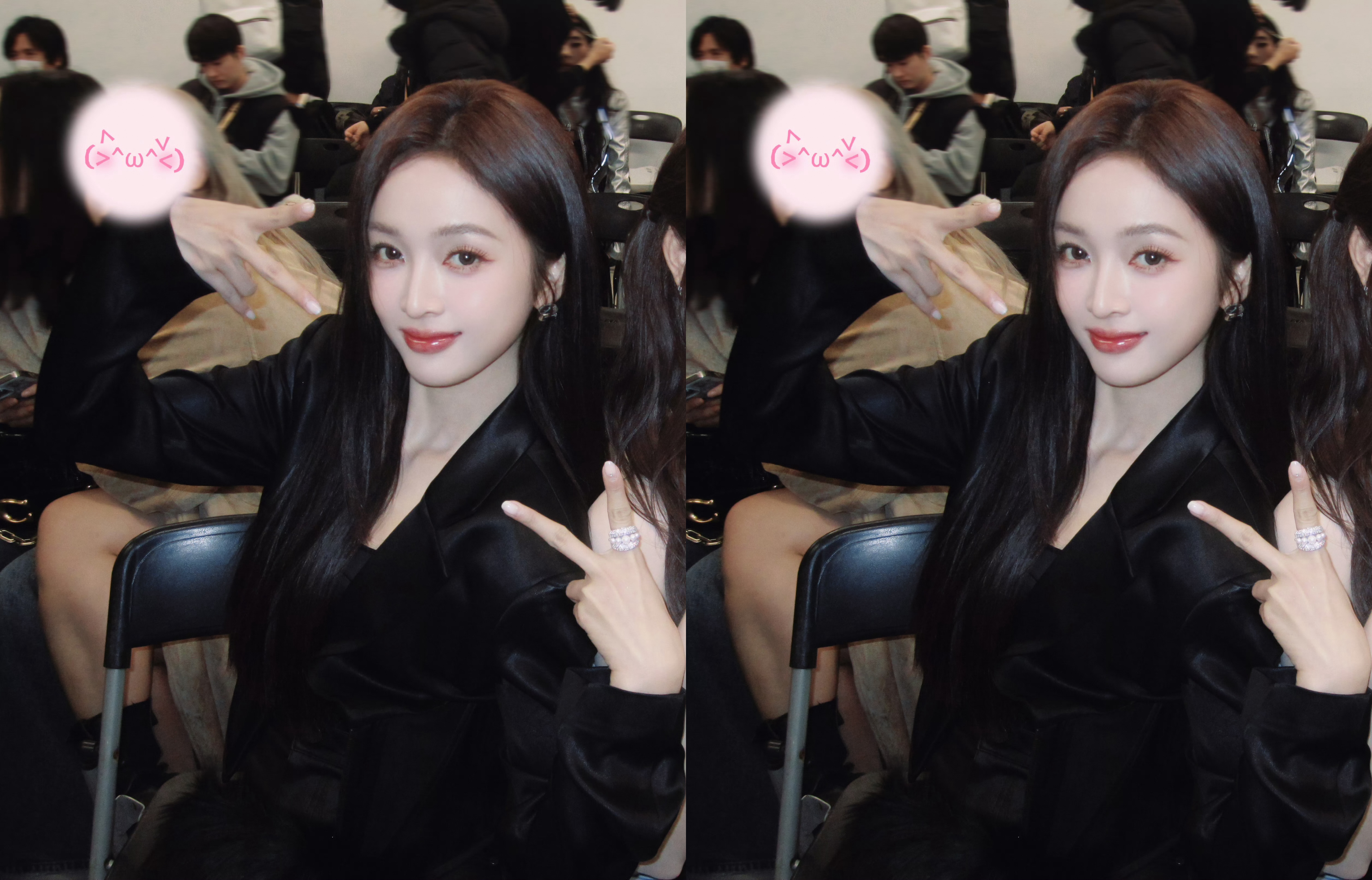 吴宣仪 国剧盛典和活力之夜嘉宾和吴选的合影