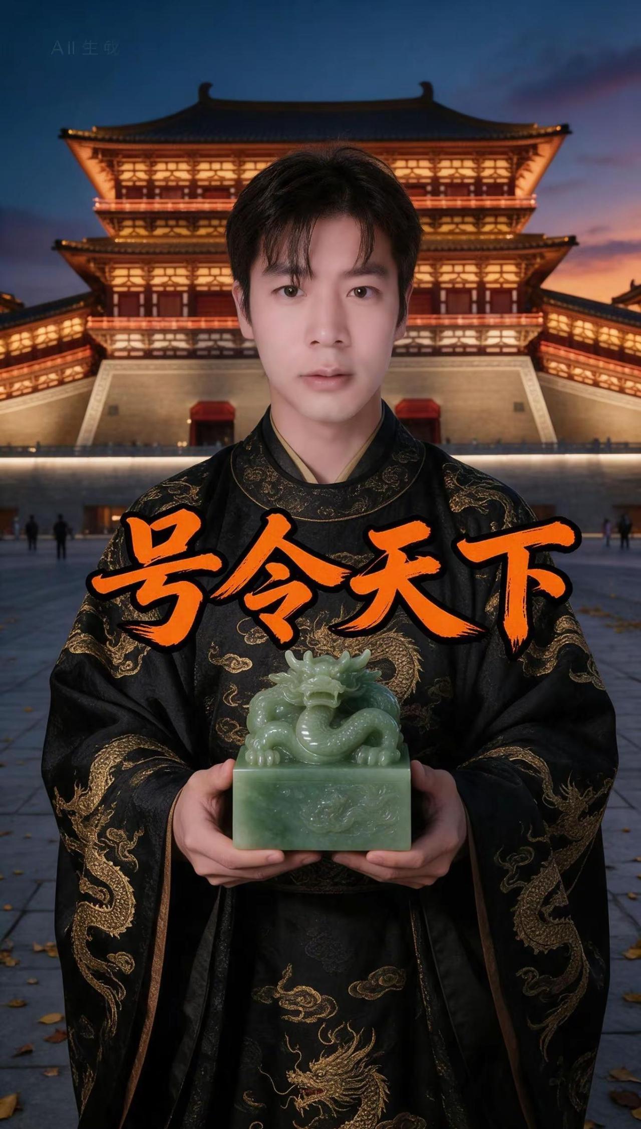 AI 号令天下玉玺持握照。AI号令天下玉玺持握照