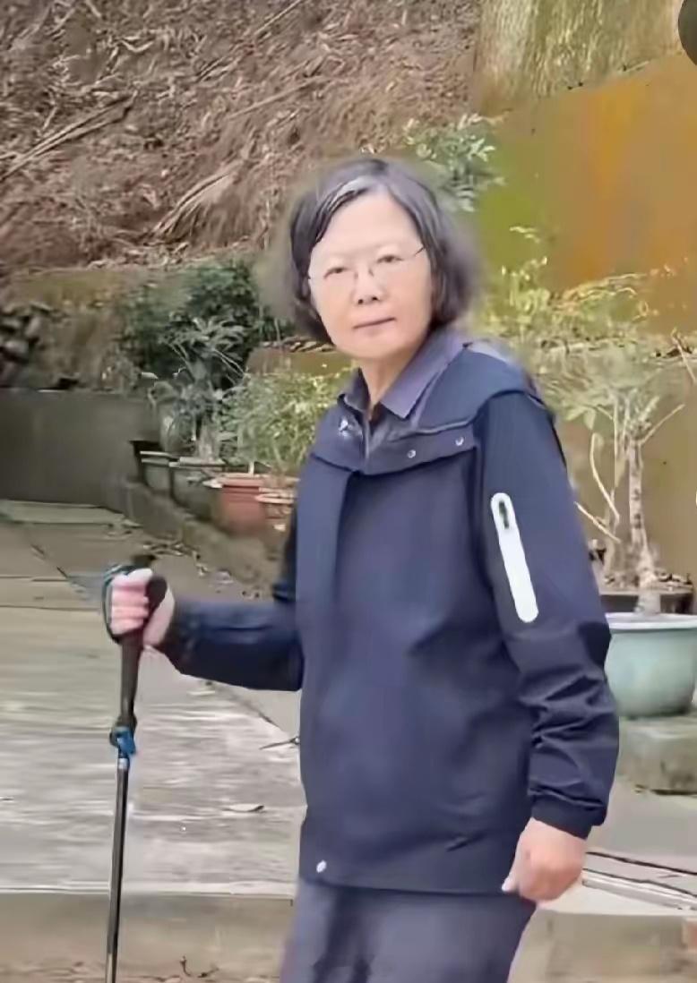 台海最新动态 照片中的老太太，快七十的人了，无儿无女孤寡一个，这辈子算是把“台独