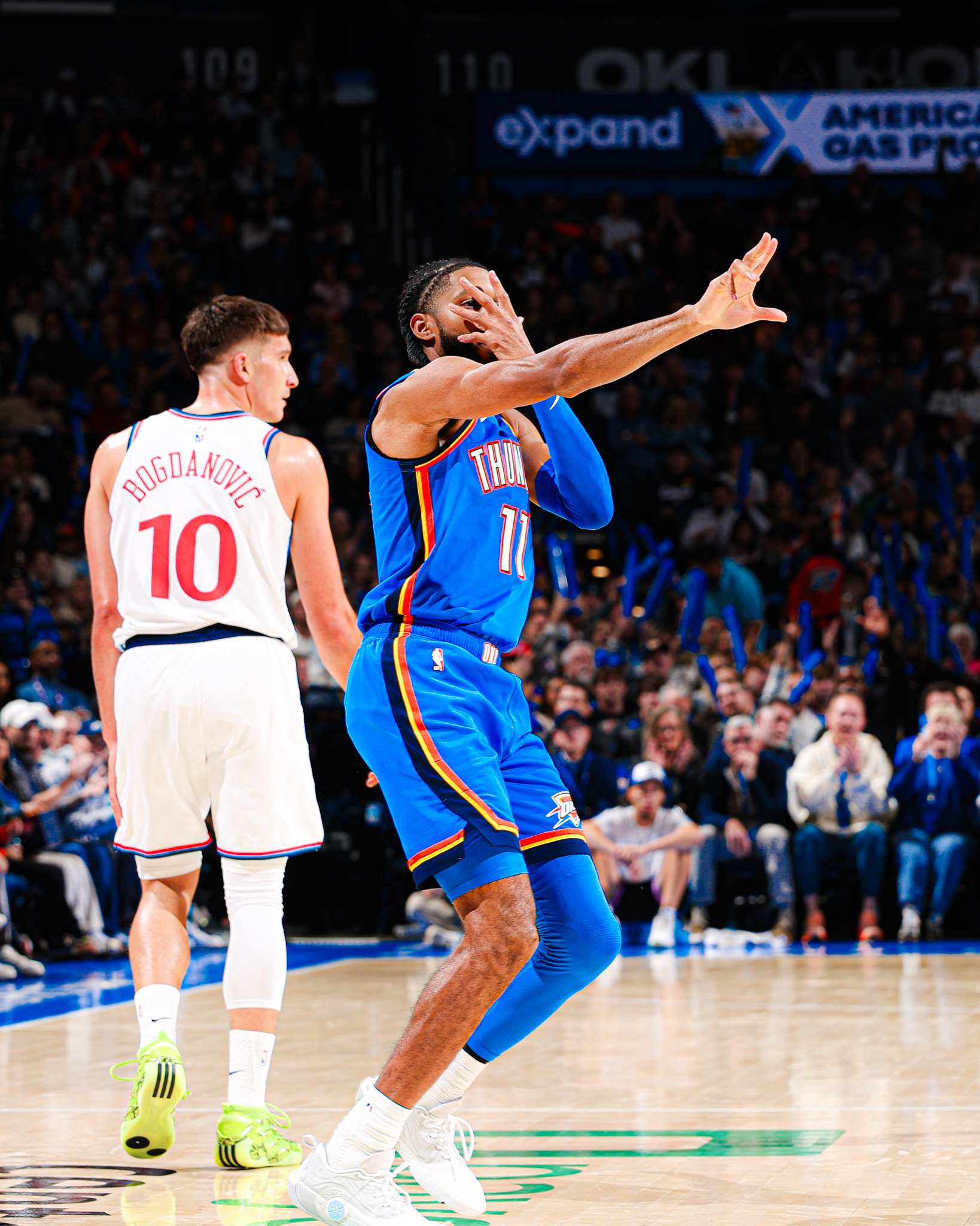 晚安大伙，晚安雷霆快船29次失误再负雷霆2026nba全明星投票雷霆