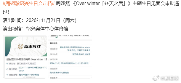 周翊然绍兴生日会谁懂啊！生日会见面向我们走来咯，绍兴奥体中心体育馆，好想快点见到