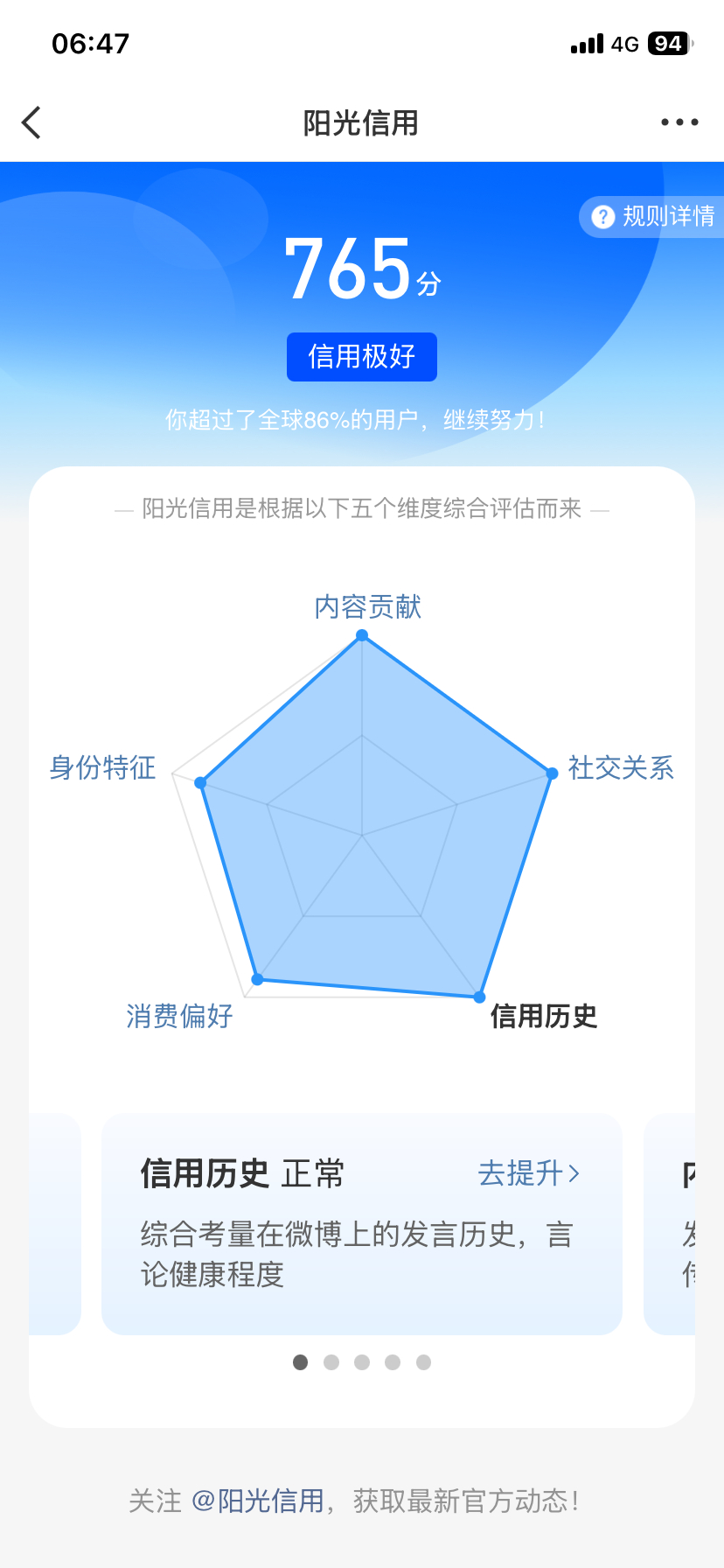 这个信誉能不能再涨涨