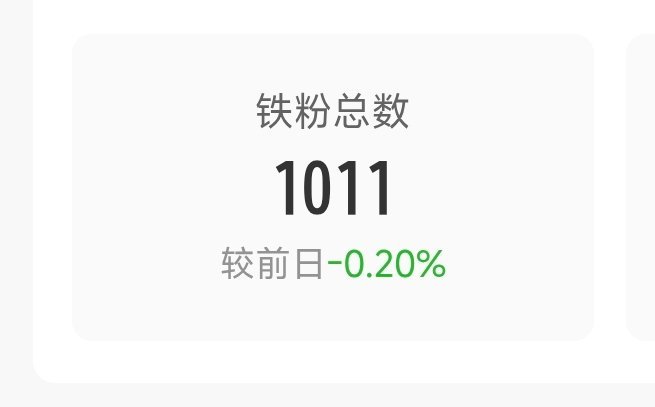我直接用最简单最直白，最客观，最不绕弯子的话告诉你：我铁没了
