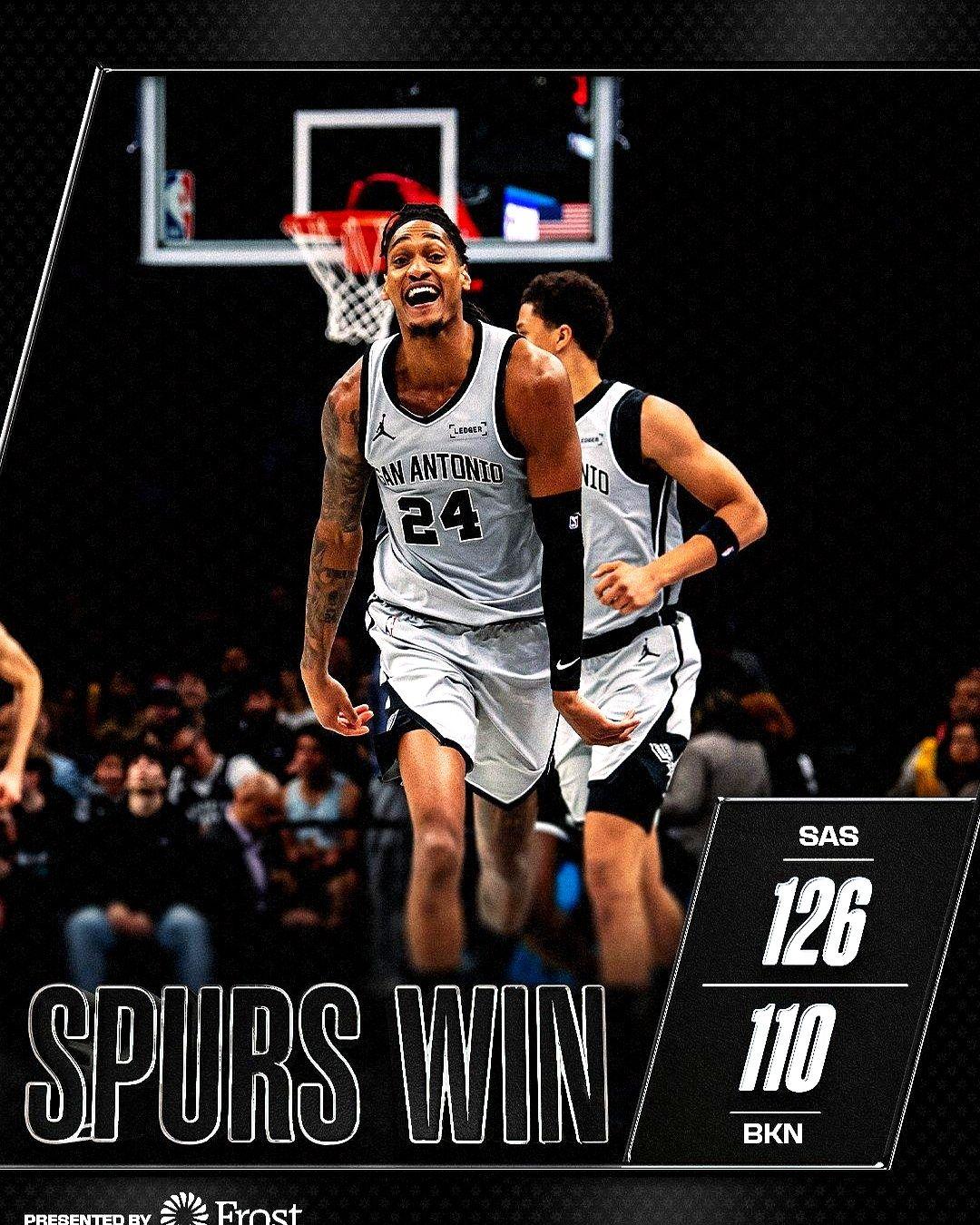 马刺11连胜了，你敢信？这队现在根本不靠文班亚马一个人，谁能想到，他们赢球全靠“