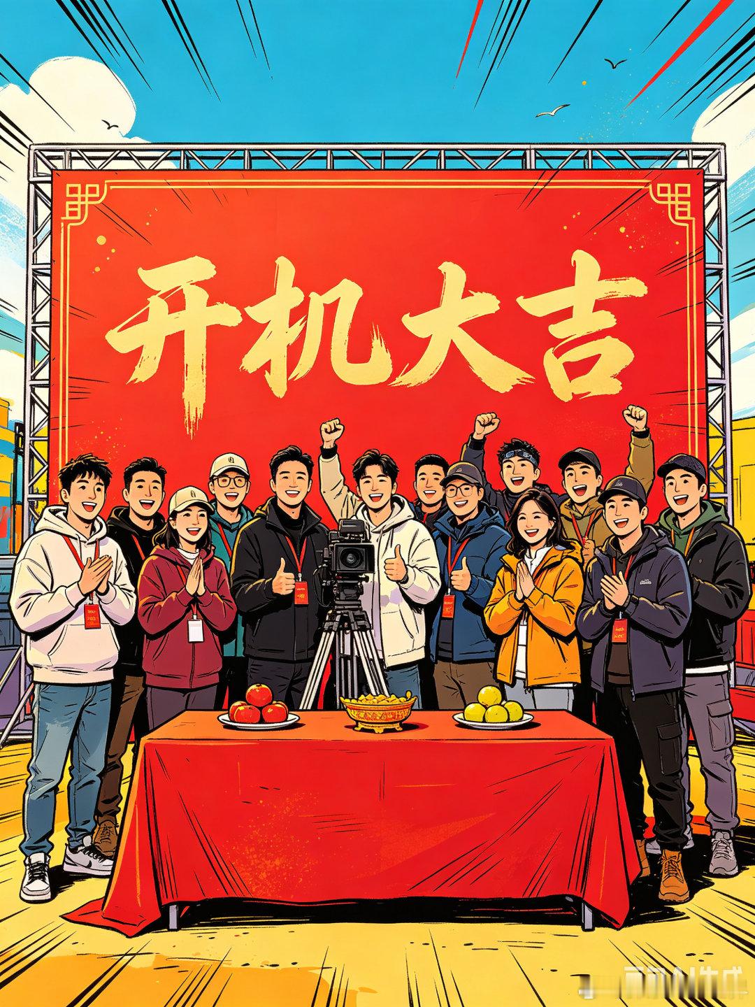 刘宇宁孙红雷铁证开机同框这下真的太让人惊喜了，没想到刘宇宁和孙红雷直接搭档合作新