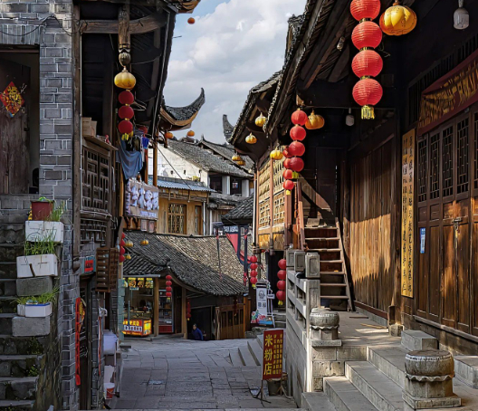 古镇旅游为啥越来越没意思了？说白了，好多古镇都像一个模子刻出来的——左边卖义乌批