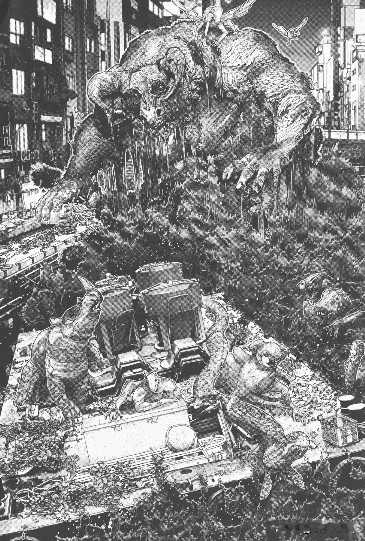 这算不算是一张好画工的漫画呢？至少在我看来，画工还是非常震撼的，就是不太清，这样