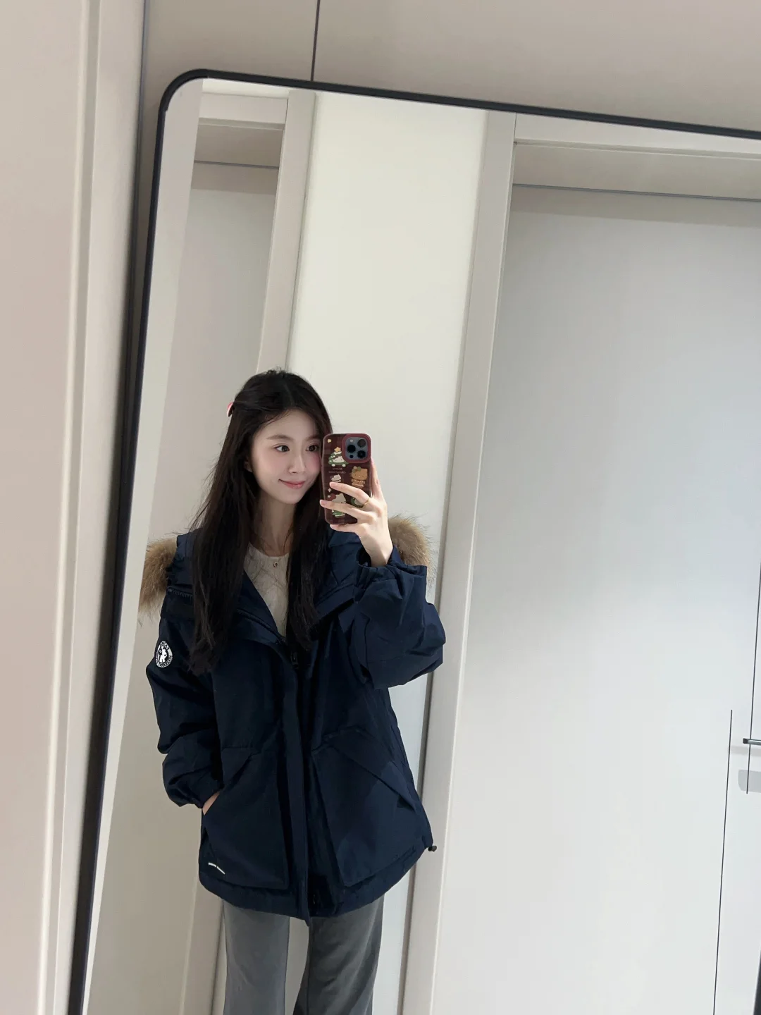 冬季羽绒服穿搭分享