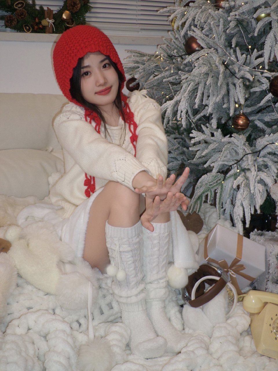 卢昱晓之前的一组圣诞照🎄 