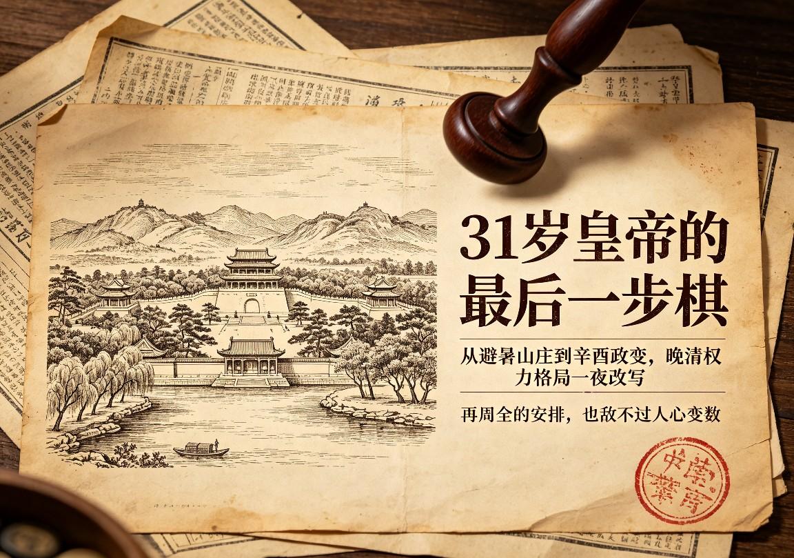 8月22日：31岁皇帝的最后一步棋，没想到走成了晚清最长的棋局！
 
1861年