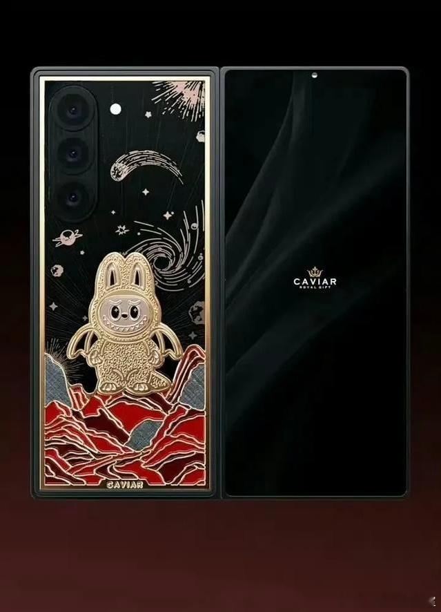 奢侈品牌Caviar推出Z Fold7与Z Flip7豪华限量版，以Labubu