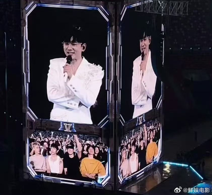 杨和苏去了张杰演唱会杨坤去了张杰演唱会严浩翔，张极，杨和苏，胡宇桐，去了张杰演唱