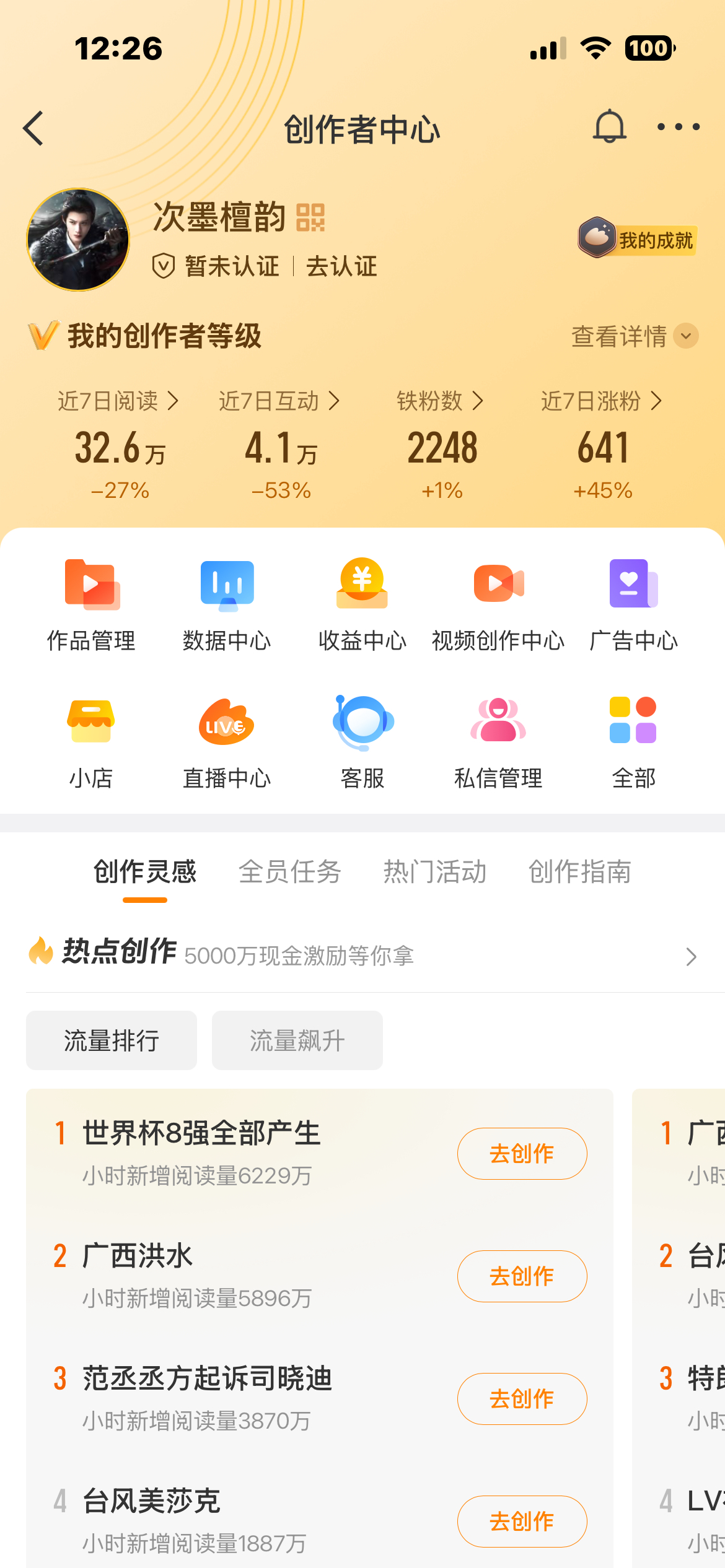 不是说卸v之后豪很好养吗从49.8w掉32.6w我不干了 