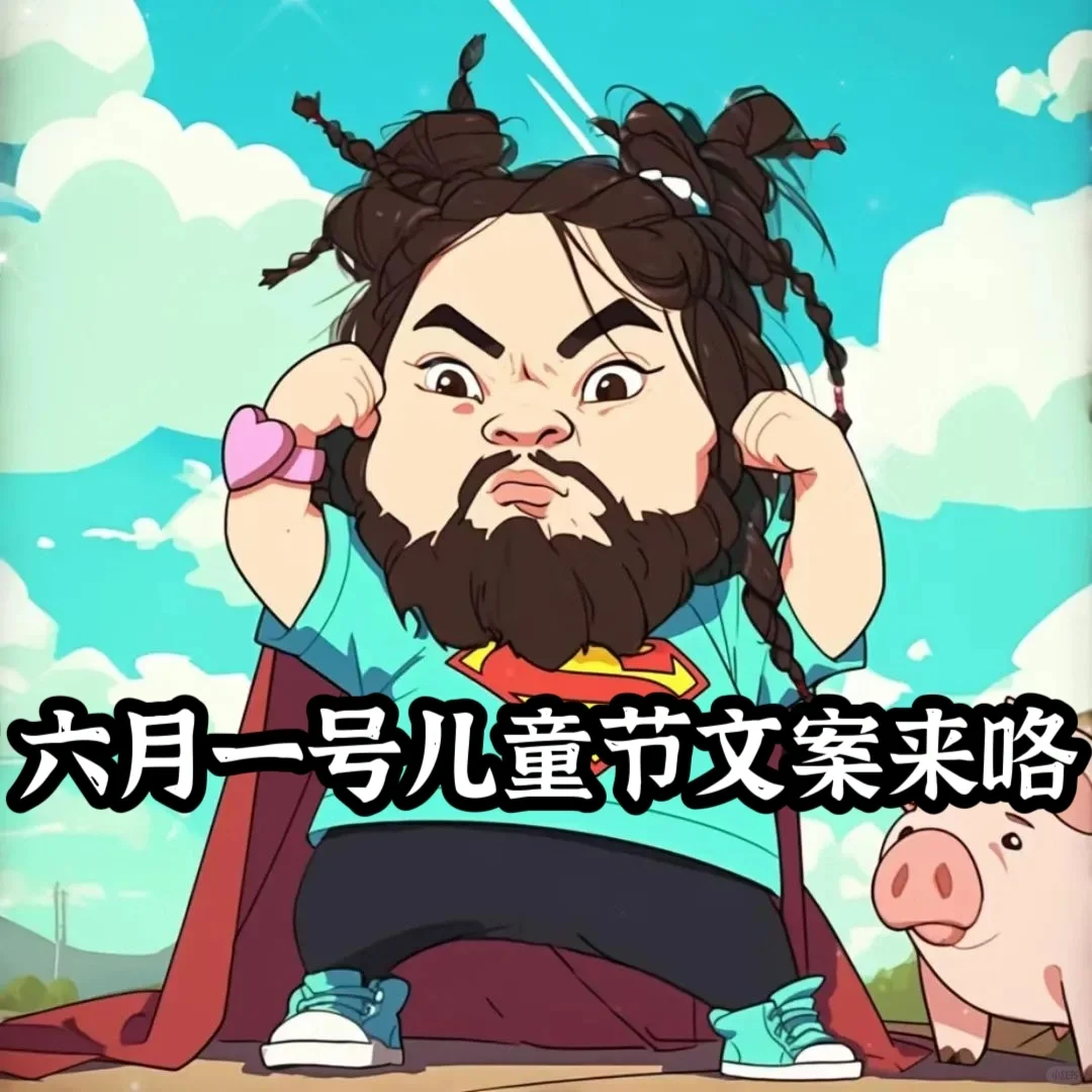 六月一号儿童节文案来咯