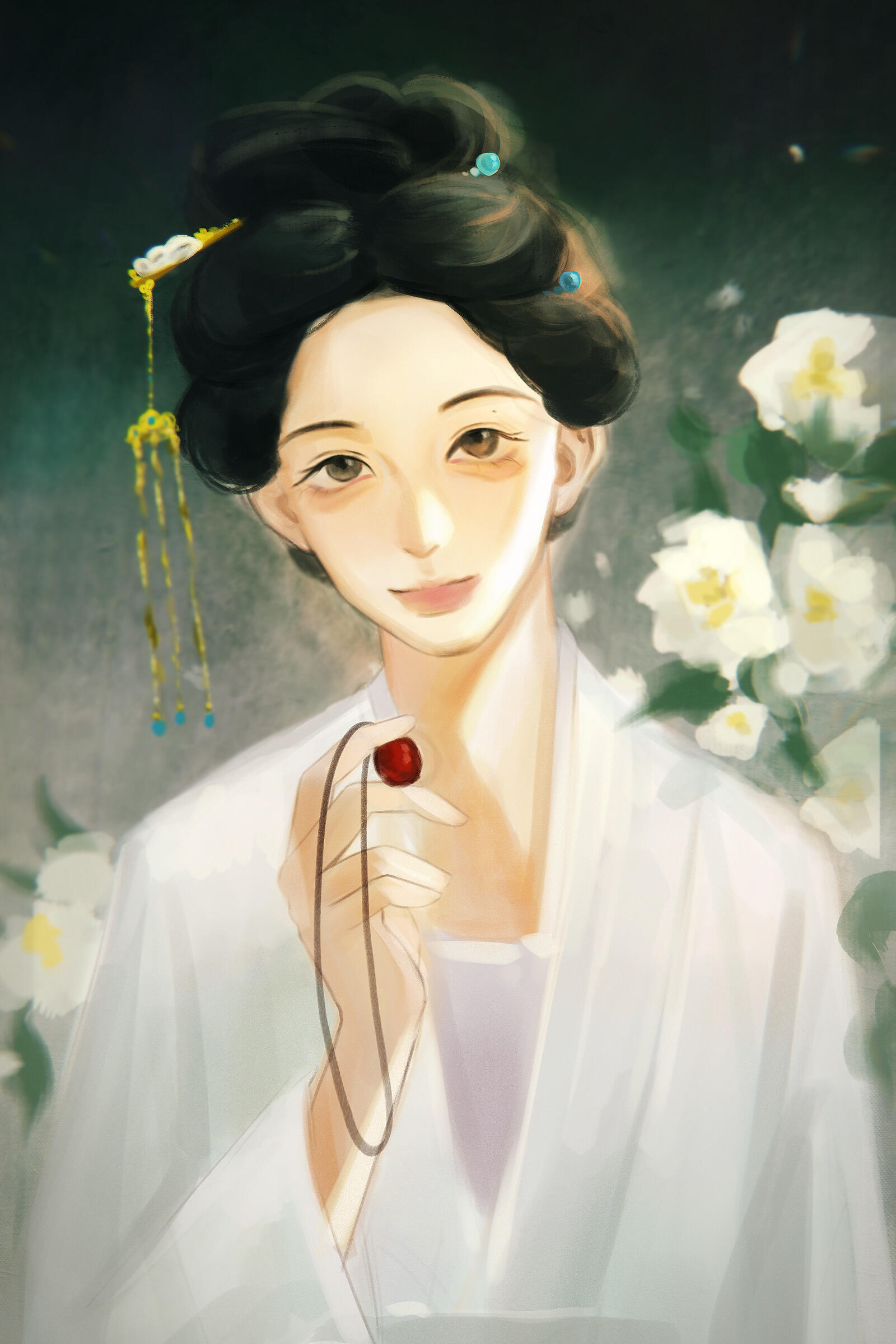 云初令 📕刷到一个超超超超级牛的产出大大画的云初！如同一块璞玉 温润又圣洁！虞