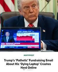 川普为筹款哭穷为了钱什么都做得出来 现任总统川普近日向支持者发送了一封语气夸张的