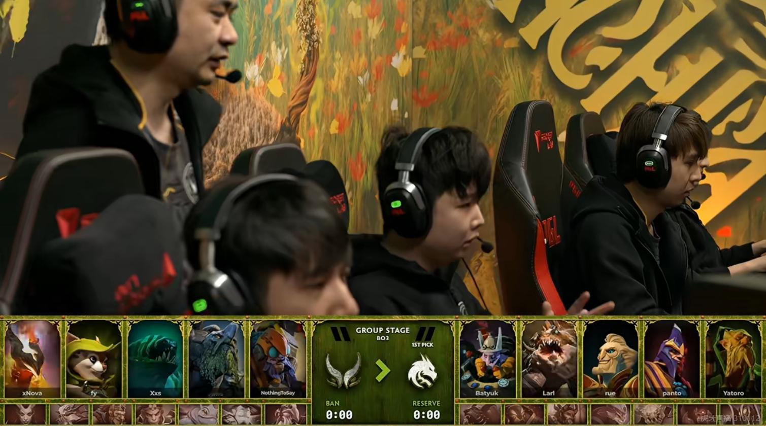 XG vs Spirit回家局第一局BP结束，TK迎来新版本首秀，最近莫言一直在