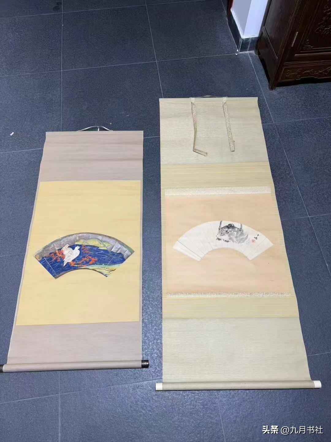 来打个卡，保持互动，朋友们早上好。
库房里翻出来的老画，有年头了。