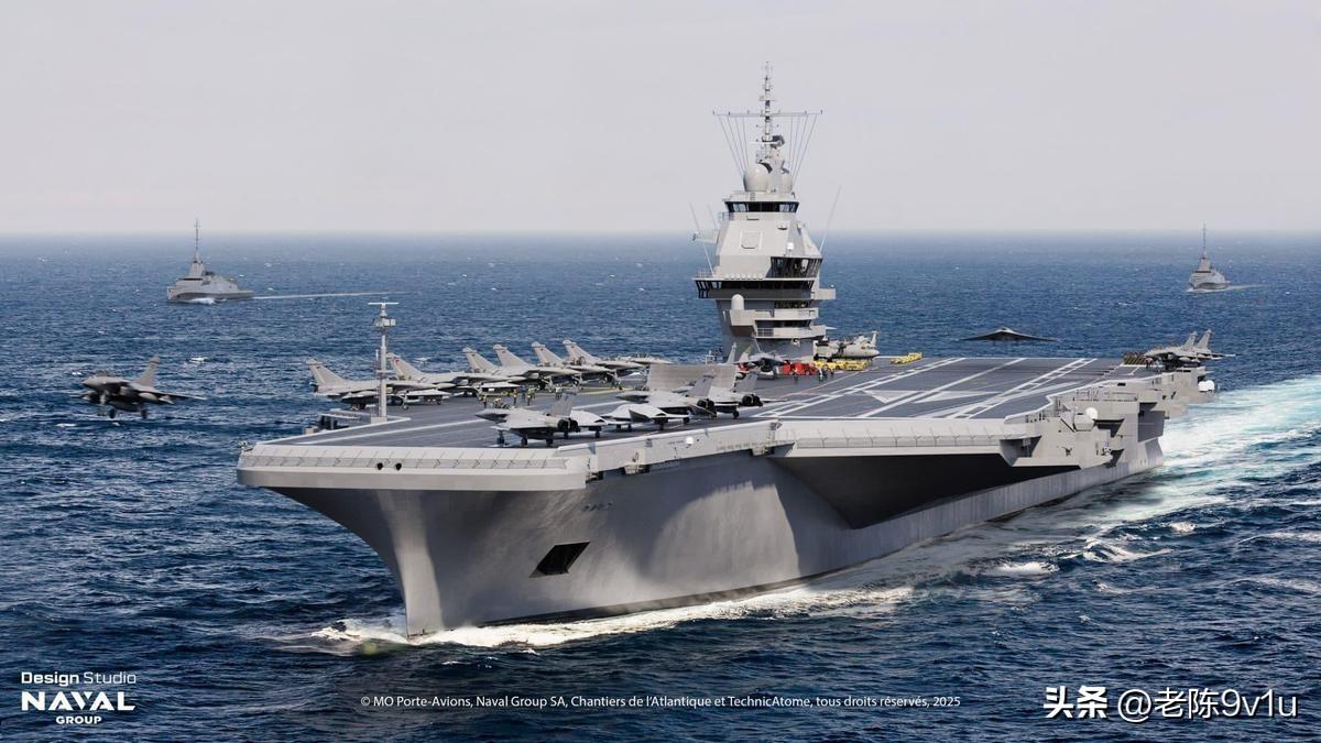 迈向8万吨级核动力平台
“自由法国”号的设计规格全面对标全球一流水平，将法国海军