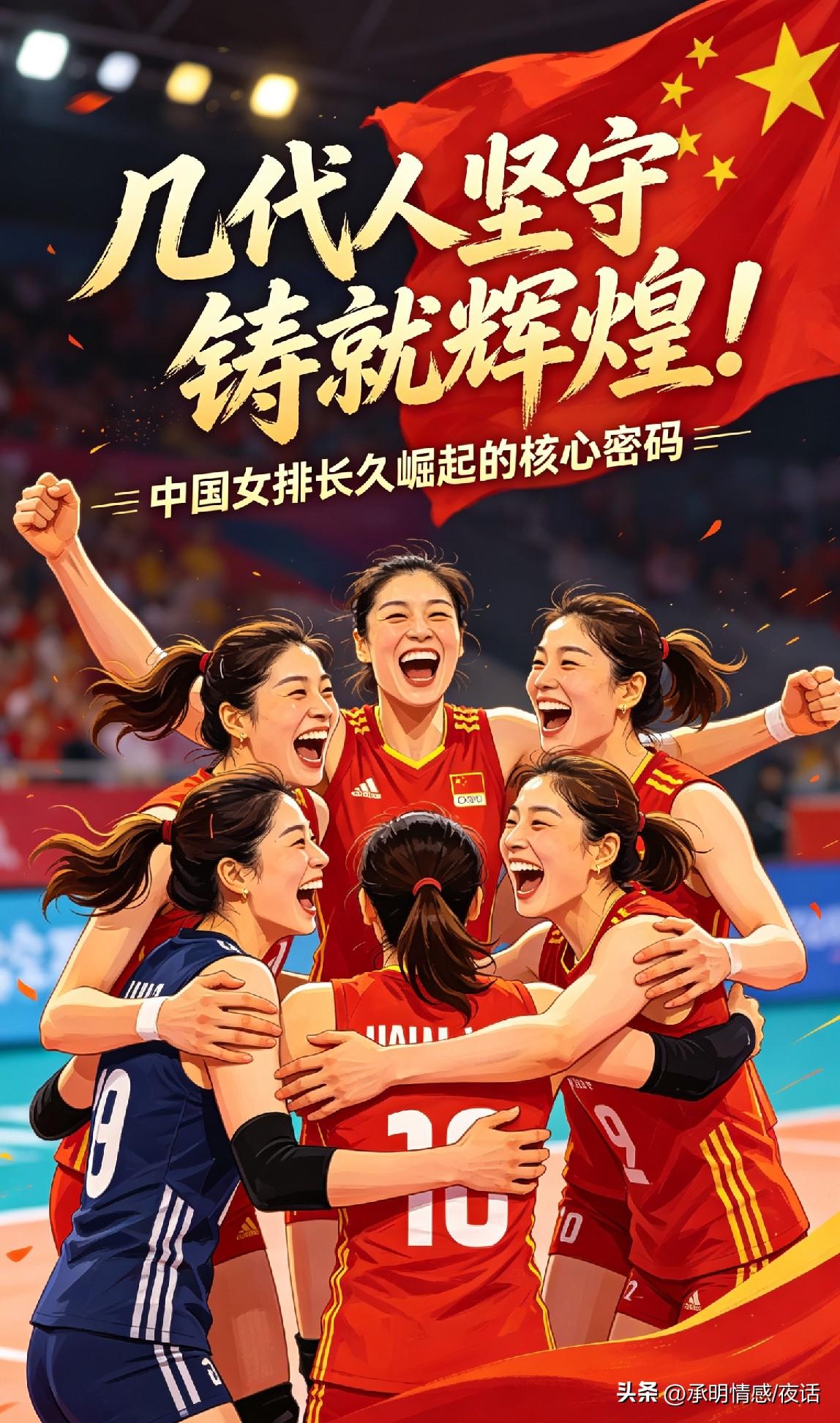 几代人坚守铸就辉煌！中国女排长久崛起的核心密码
说起中国女排，咱国人那是满满的自