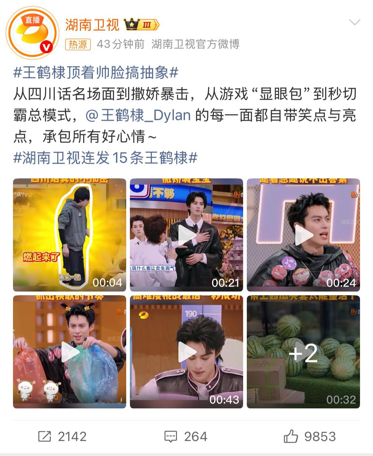 棣棣：抽象是主业，帅脸是附加项