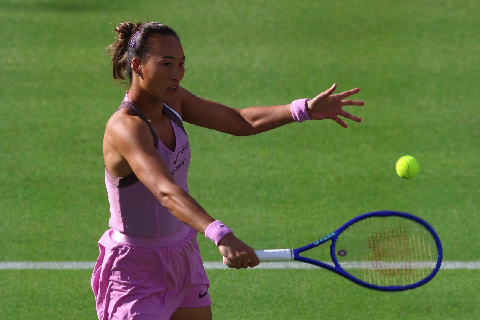 郑钦文下一站是诺丁汉250赛 WTA500伦敦站首轮，郑钦文4-6、6(4)-7