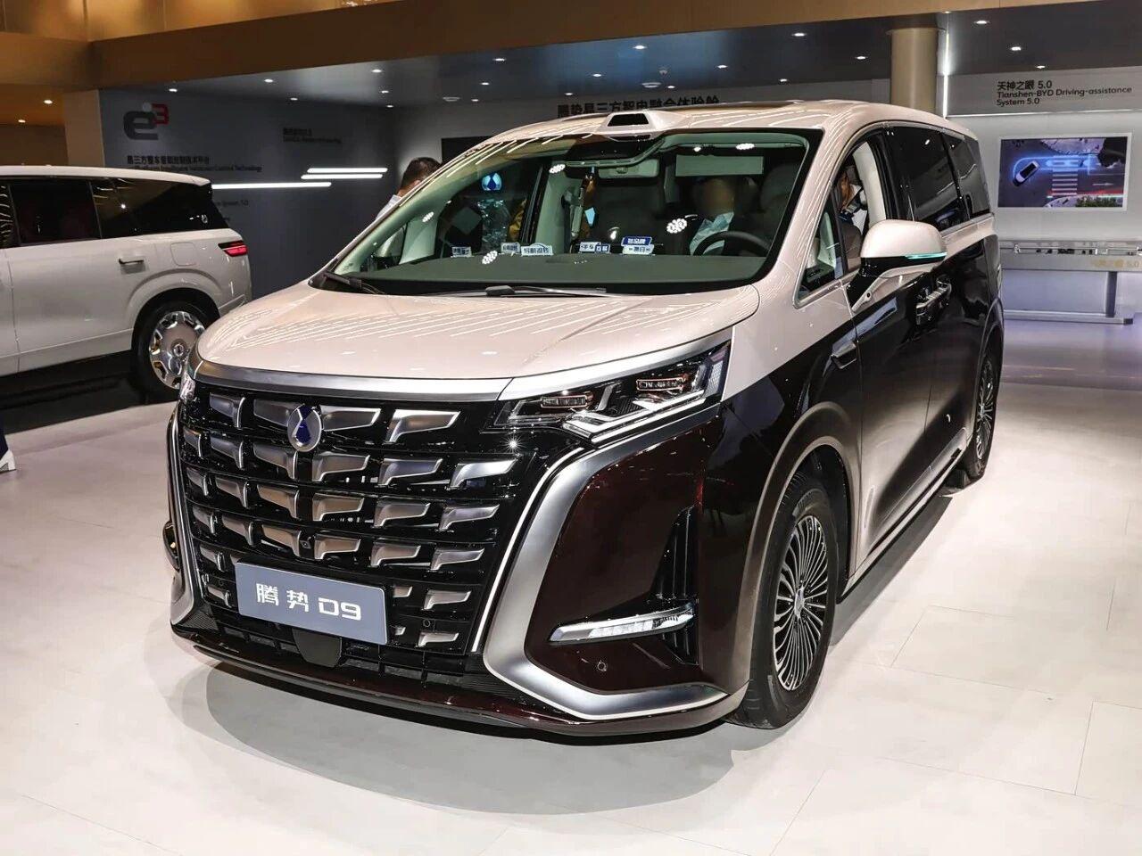 比亚迪第1600万辆下线车型——第二代腾势D9正式上市，推出插混与纯电共6款车型