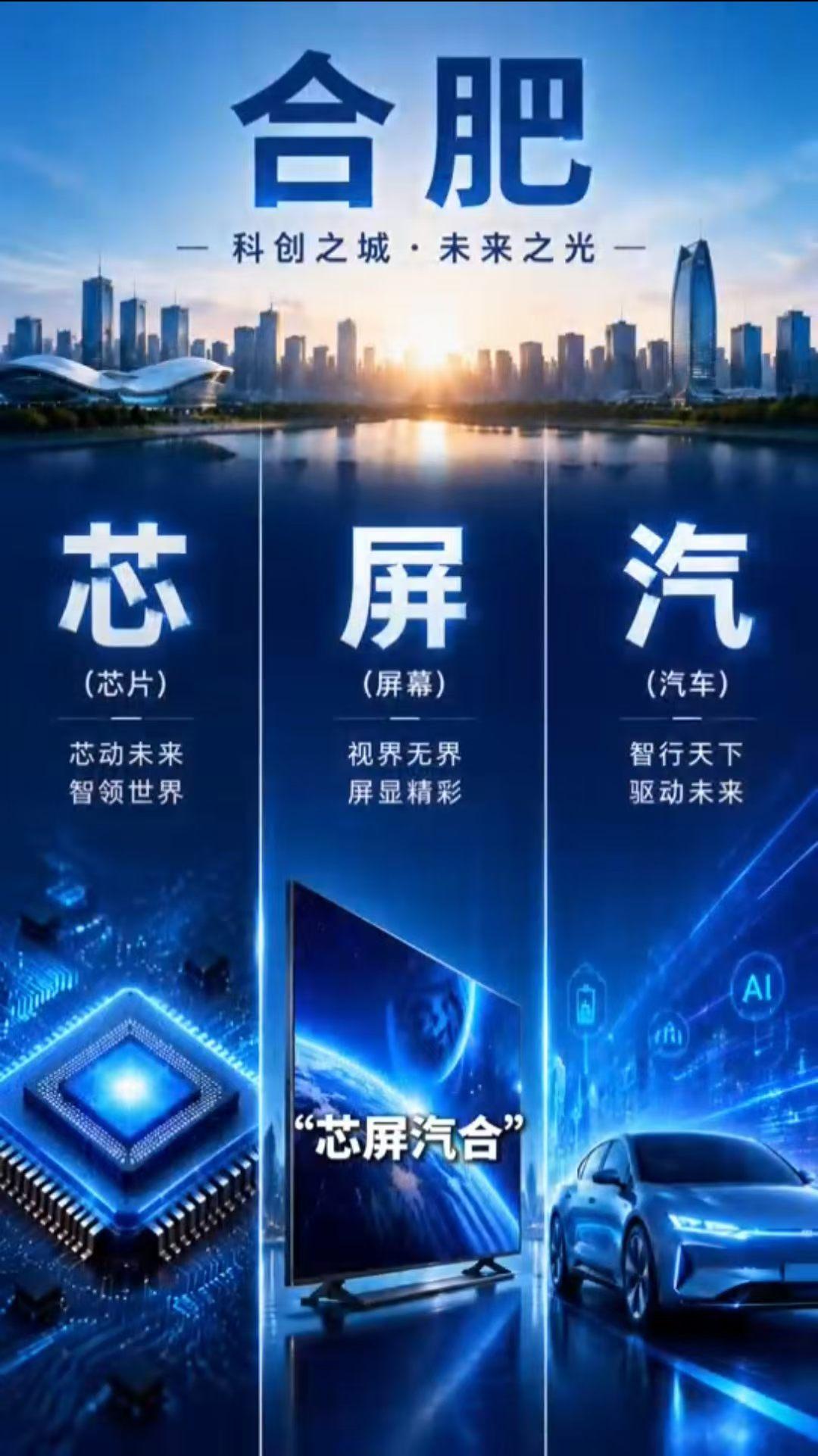 芯屏汽合的合肥，有创意