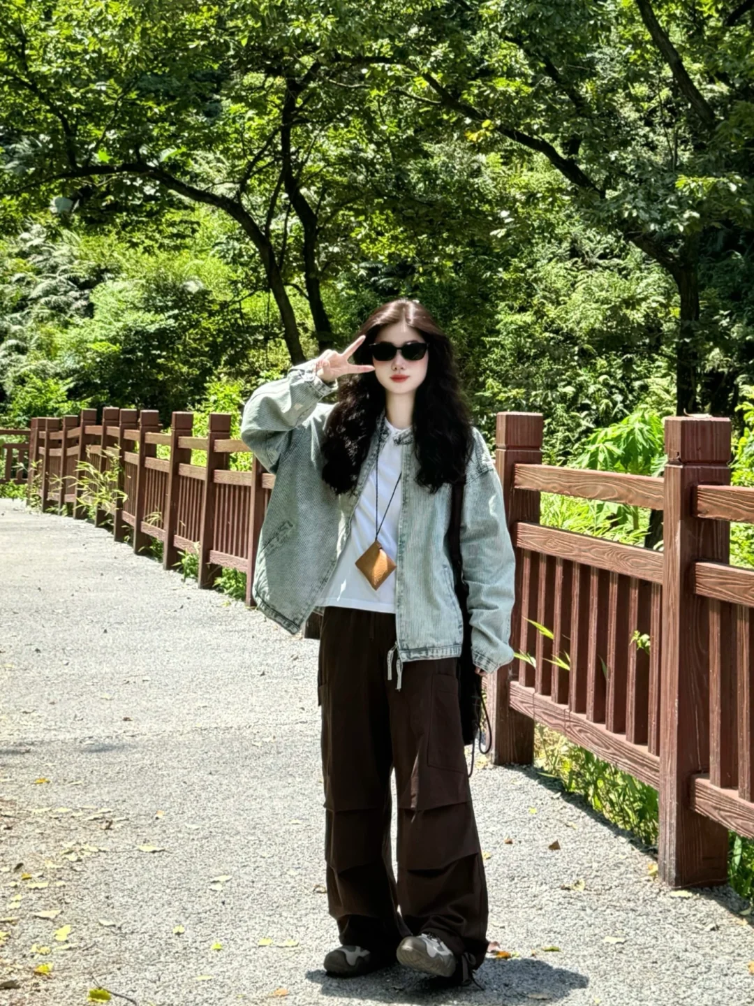 秋天的第一件牛仔外套🍂～