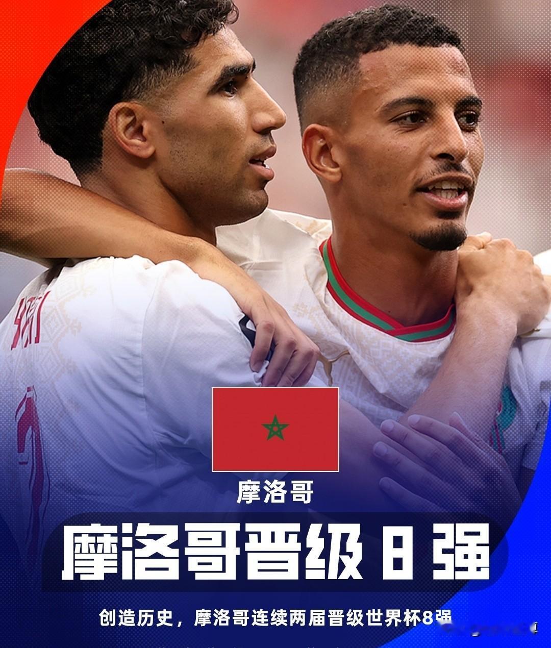 这才是非洲足球之光，摩洛哥3-0完胜东道主加拿大闯进8强！

曾经我们以为日本是