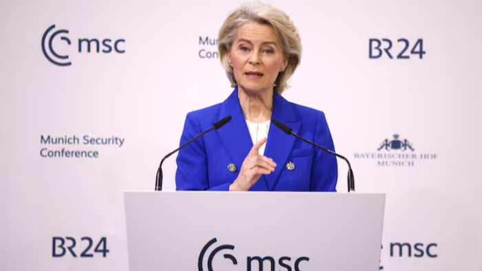 欧盟委员会主席冯德莱恩近日在慕尼黑安全会议上表示，特朗普推进吞并格陵兰岛的举动已