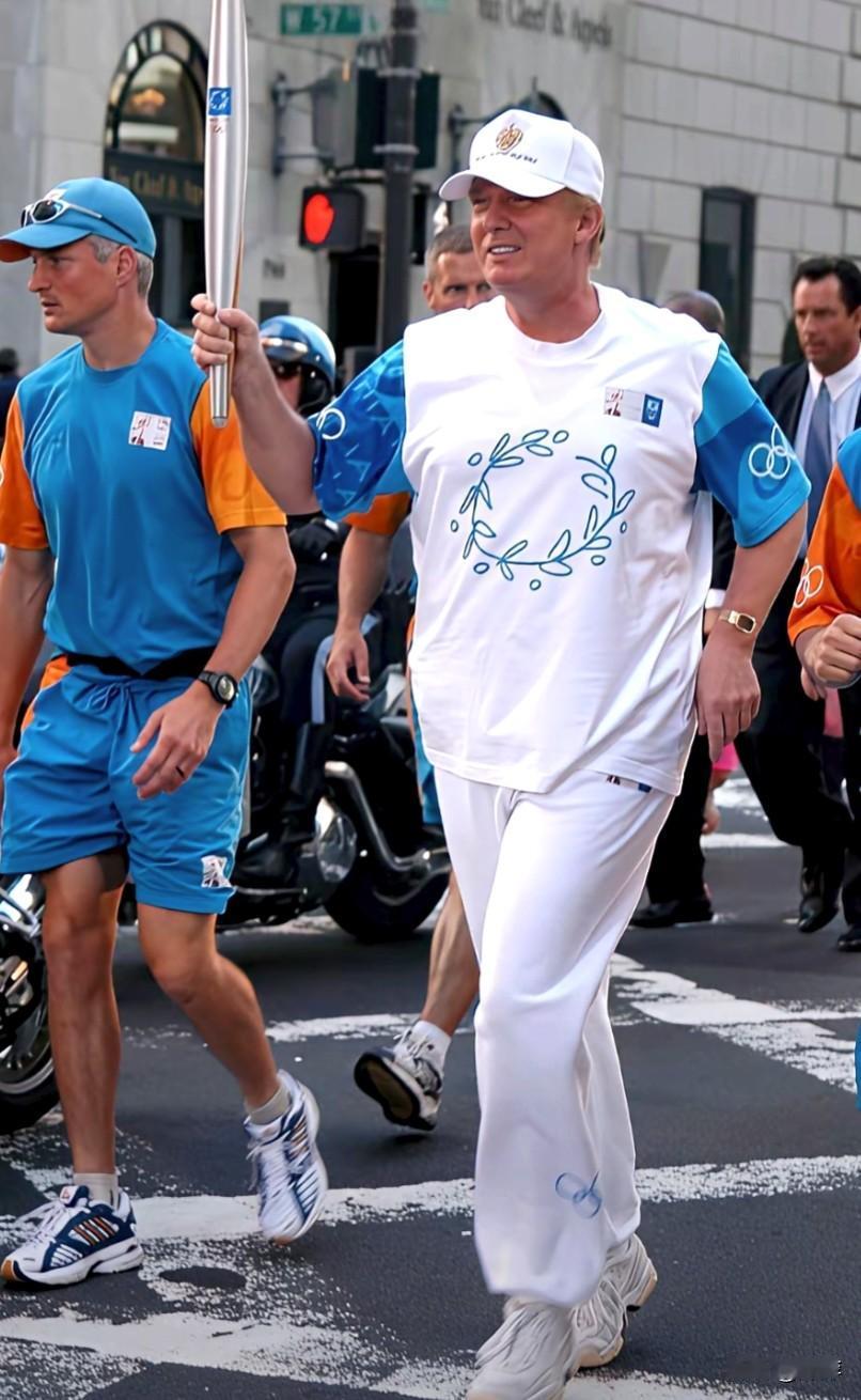 特朗普还担任过火炬手！